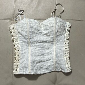 White and off white top